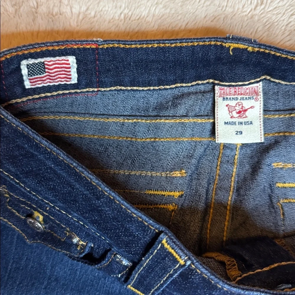Like New! True Religion Serena Indigo Women's Stretch Super Skinny Jeans sz 29 - Picture 11 of 14